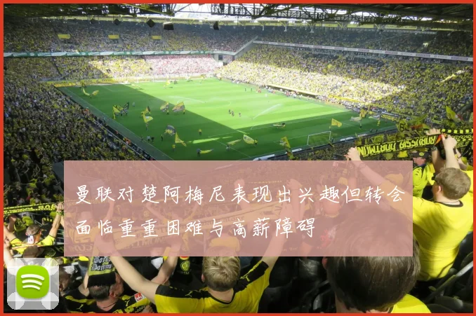曼联对楚阿梅尼表现出兴趣但转会面临重重困难与高薪障碍